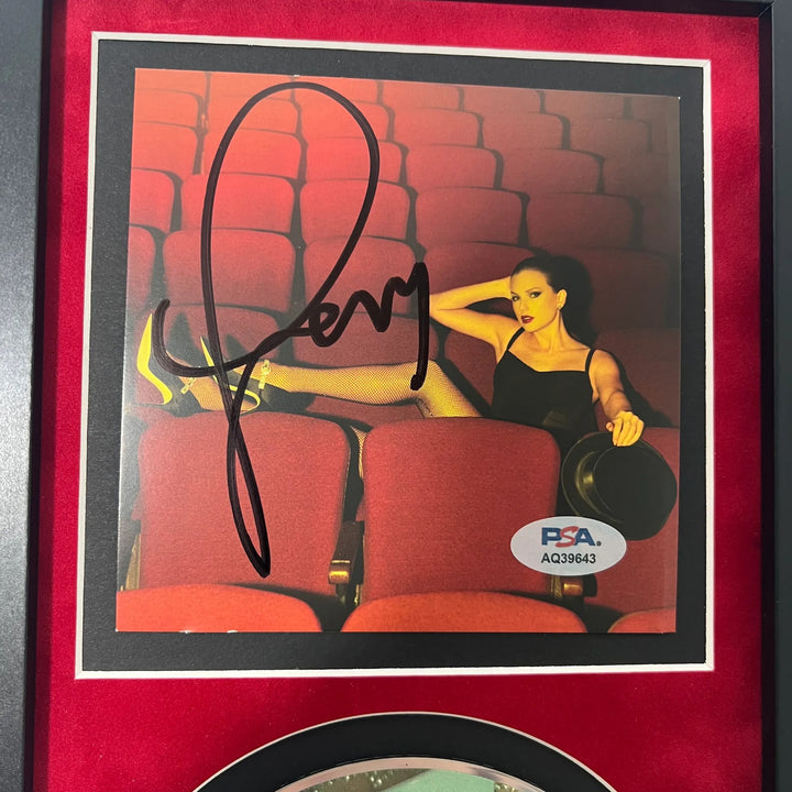 Taylor Swift Signed CD Cover Framed PSA/DNA Autographed The Life of a Showgirl