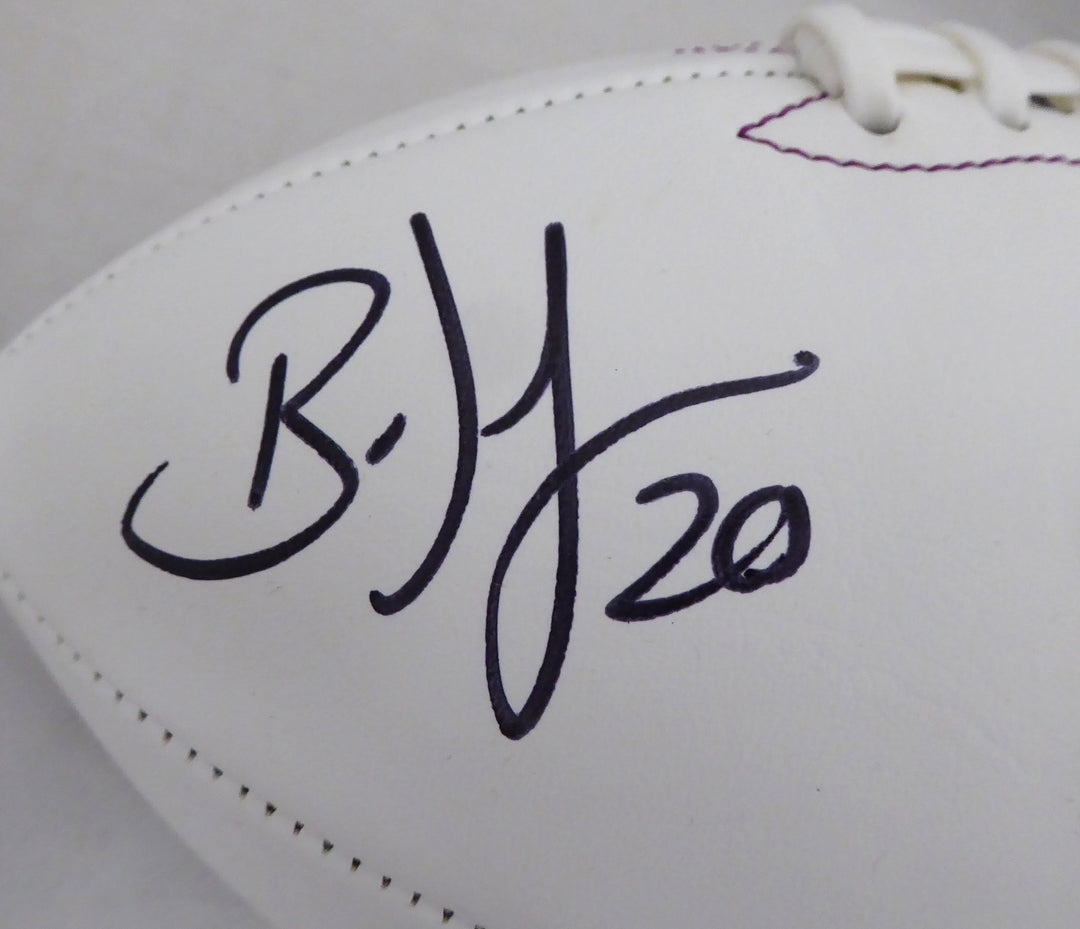 Brian Dawkins Autographed Signed Clemson Tigers White Logo Football Beckett