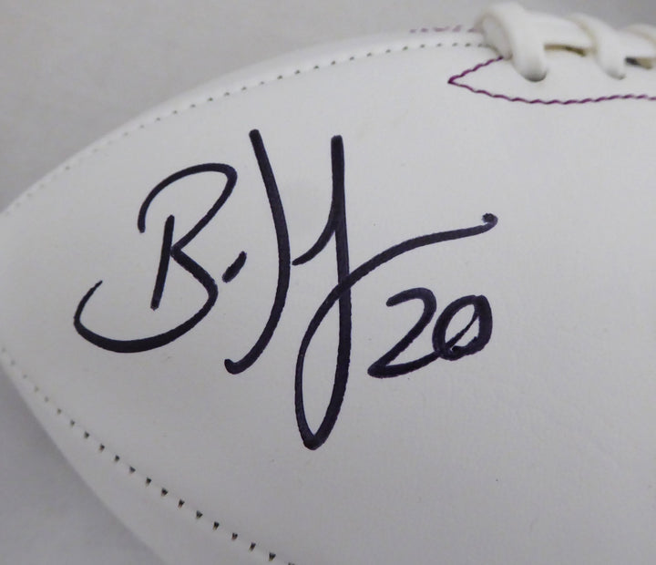 Brian Dawkins Autographed Signed Clemson Tigers White Logo Football Beckett