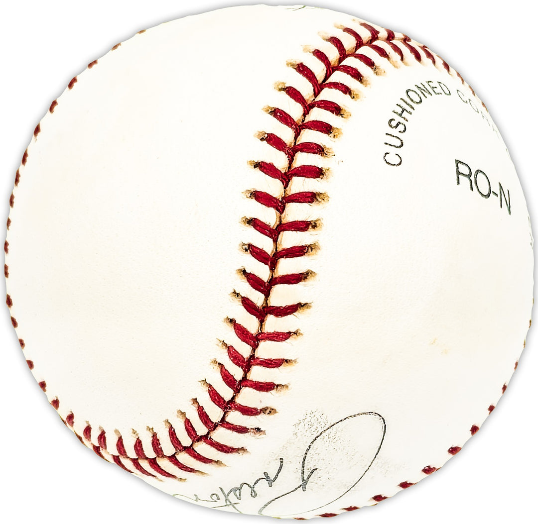 Preston Ward Signed Official NL Baseball Los Angeles Dodgers, Cubs Beckett QR