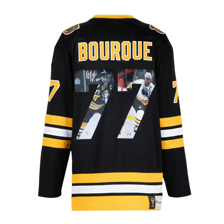 Ray Bourque Signed Boston Bruins Fanatics Graphic Photo Jersey #/7