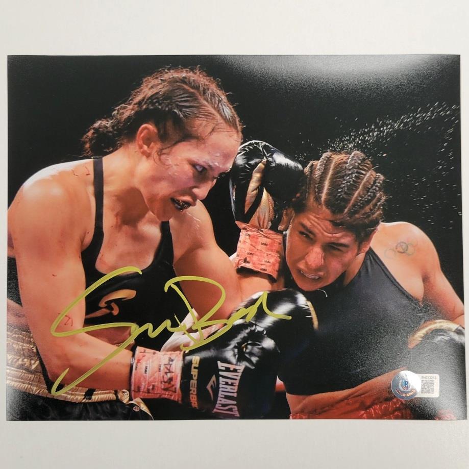 Seniesa Estrada signed Boxing 8x10 photo #13 autograph ~ Beckett BAS Holo