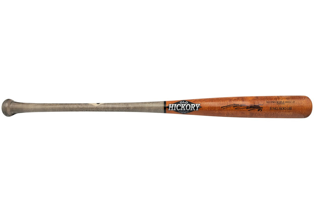 Jung Hoo Lee Auto Orange Old Hickory Player Model Baseball Bat Giants Beckett