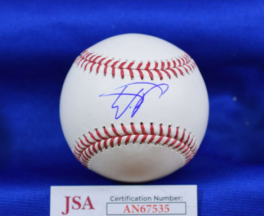 Wander Franco JSA Cert Signed Major League OML Autograph Baseball