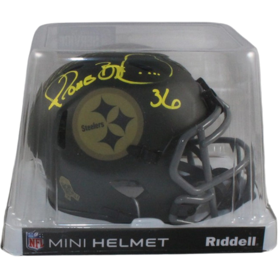 Jerome Bettis Signed Pittsburgh Steelers 2025 STS Mini Helmet Beckett WIT 57541