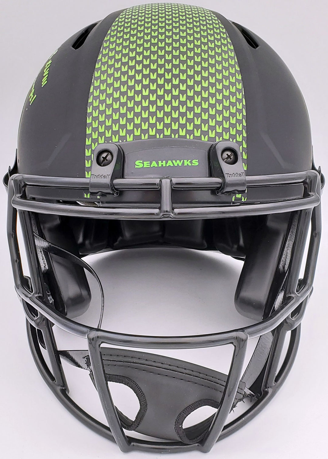 Kam Chancellor Auto Seahawks Eclipse Black Full Size Auth Speed Helmet SB Champs