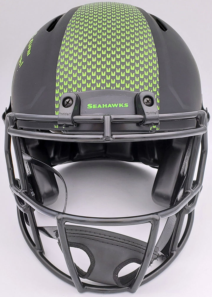 Kam Chancellor Auto Seahawks Eclipse Black Full Size Auth Speed Helmet SB Champs