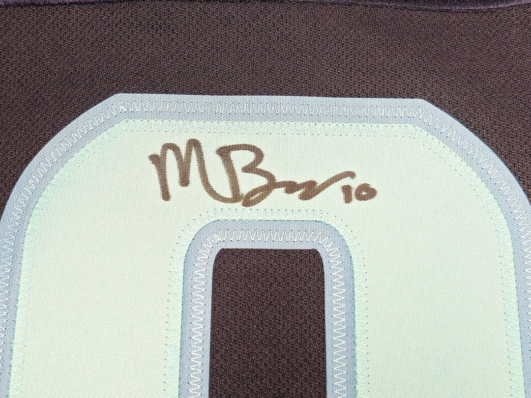 Seattle Kraken Matty Beniers Auto Blue Adidas Authentic Jersey Size 46 Fanatics