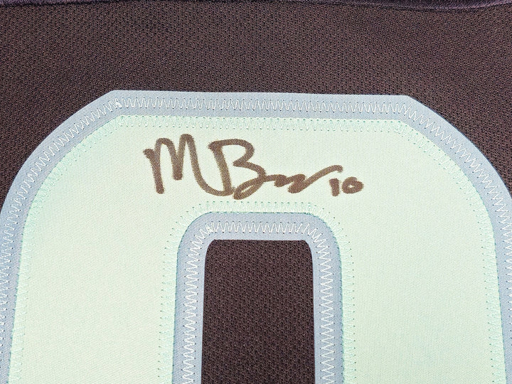 Seattle Kraken Matty Beniers Auto Blue Adidas Authentic Jersey Size 46 Fanatics