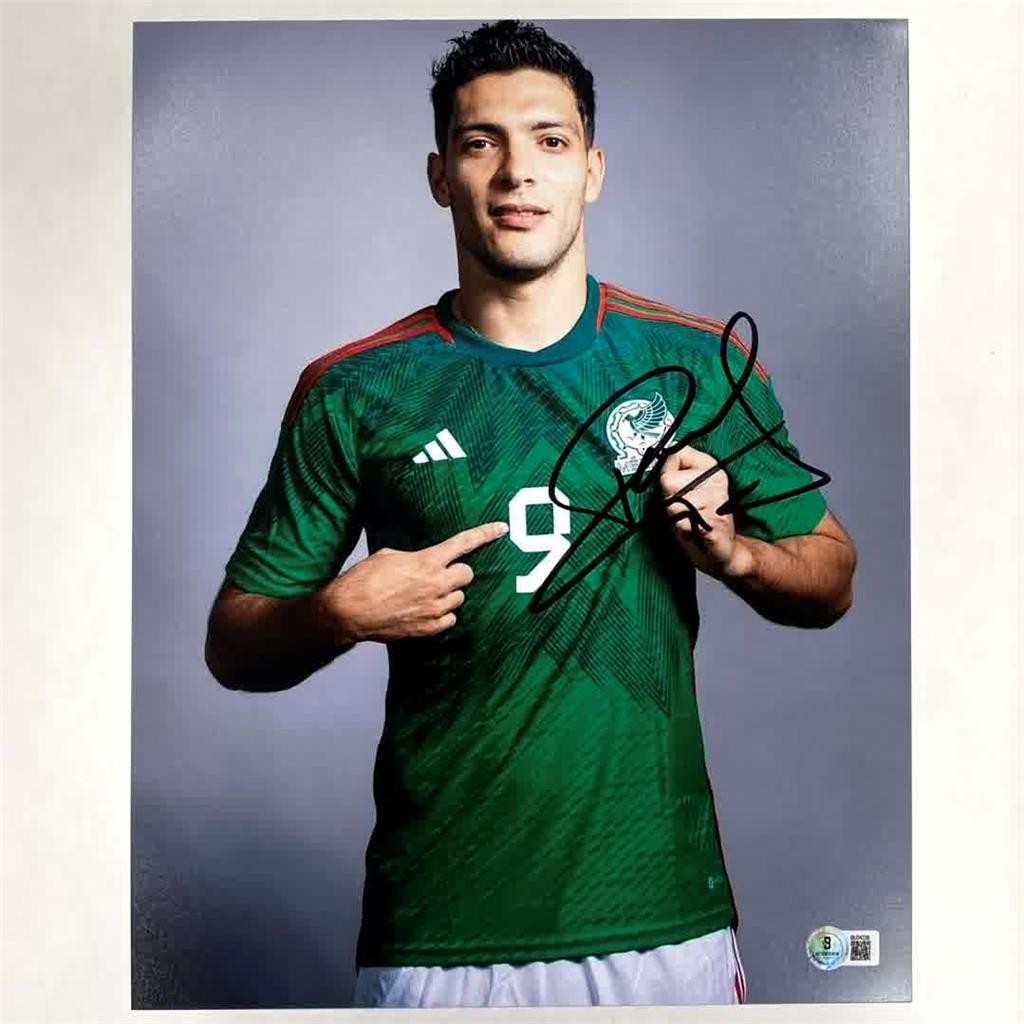 Raul Jimenez signed Team Mexico 11x14 photo autograph ~ Beckett BAS