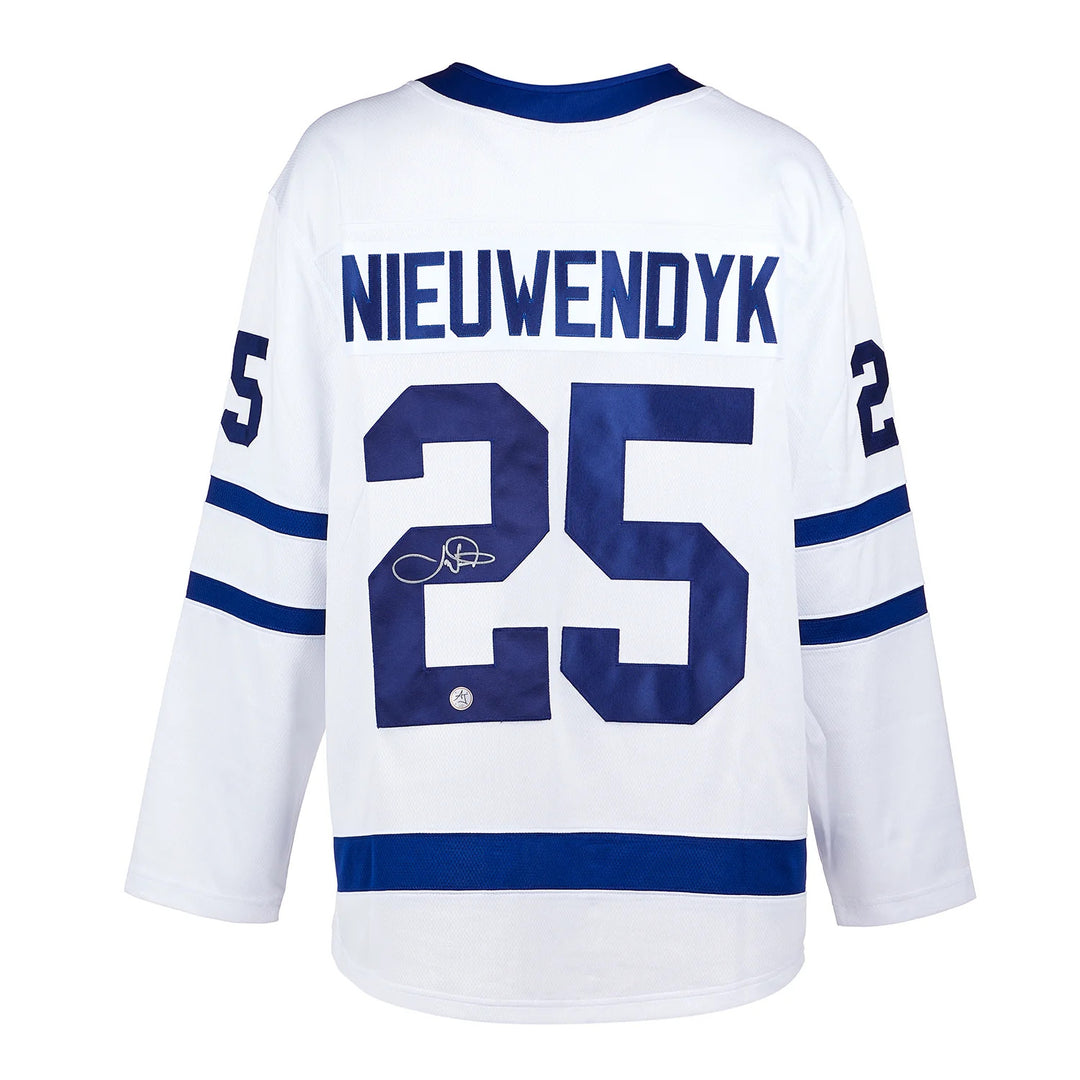 Joe Nieuwendyk Signed Toronto Maple Leafs White Fanatics Breakaway Jersey