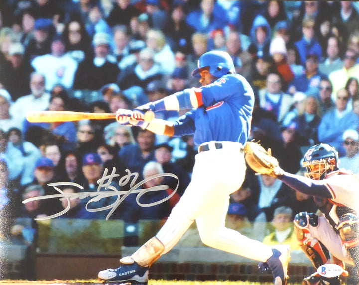 Sammy Sosa Signed 11x14 Photo Chicago Cubs Beckett BAS