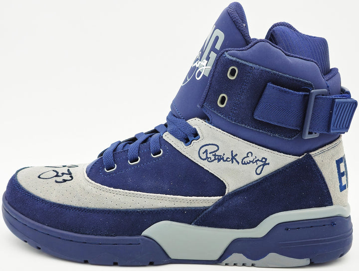 Patrick Ewing Auto Navy Athletics 33 HI OG Shoe Georgetown Hoyas Size 13 W/ Box
