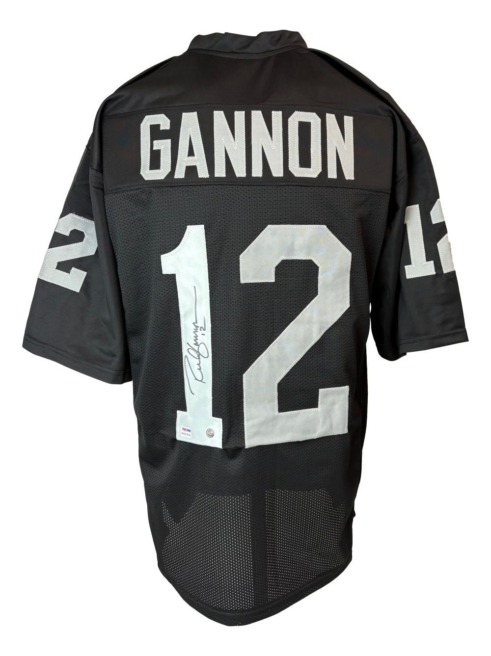 Rich Gannon Oakland Signed Black Football Jersey PSA/DNA Hologram