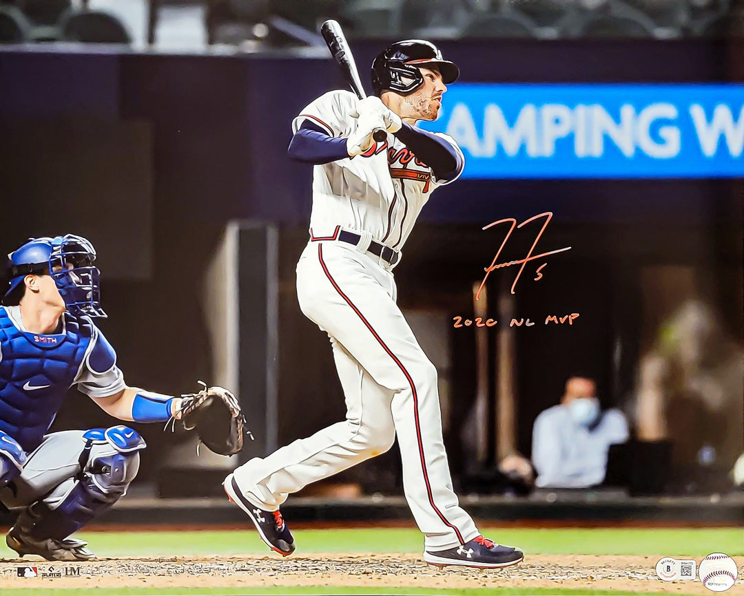 Freddie Freeman Signed 16x20 Photo Atlanta Braves "2020 NL MVP" Beckett