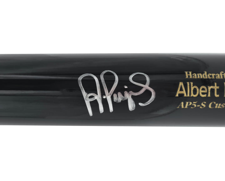 Albert Pujols Auto Black Marucci Player Model Baseball Bat Cardinals BAS