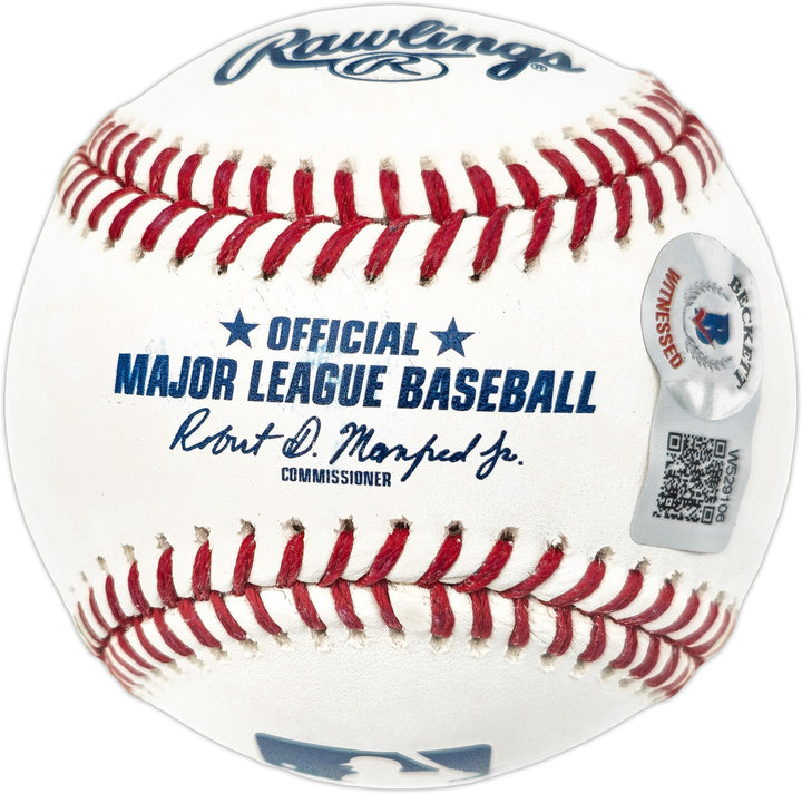 Dave Concepcion Auto MLB Baseball Reds "Reds HOF" (Smudged) Beckett Wit #W529106