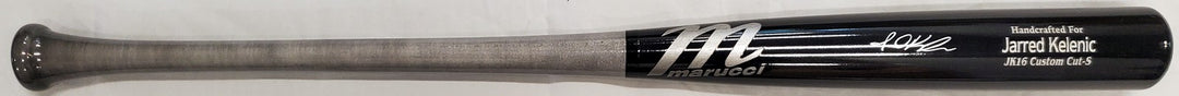 Jarred Kelenic Signed Black Marucci Game Model Bat Atlanta Braves Beckett BAS