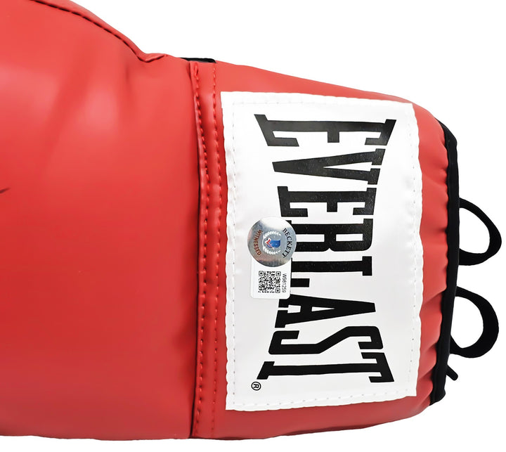Michael B. Jordan Signed Red Everlast Boxing Glove Left Handed LH Beckett Wit