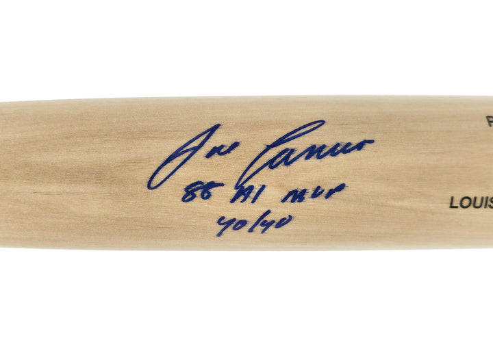 Jose Canseco Auto Blonde L Slugger Pro Stock Baseball Bat "88 MVP 40/40" Beckett