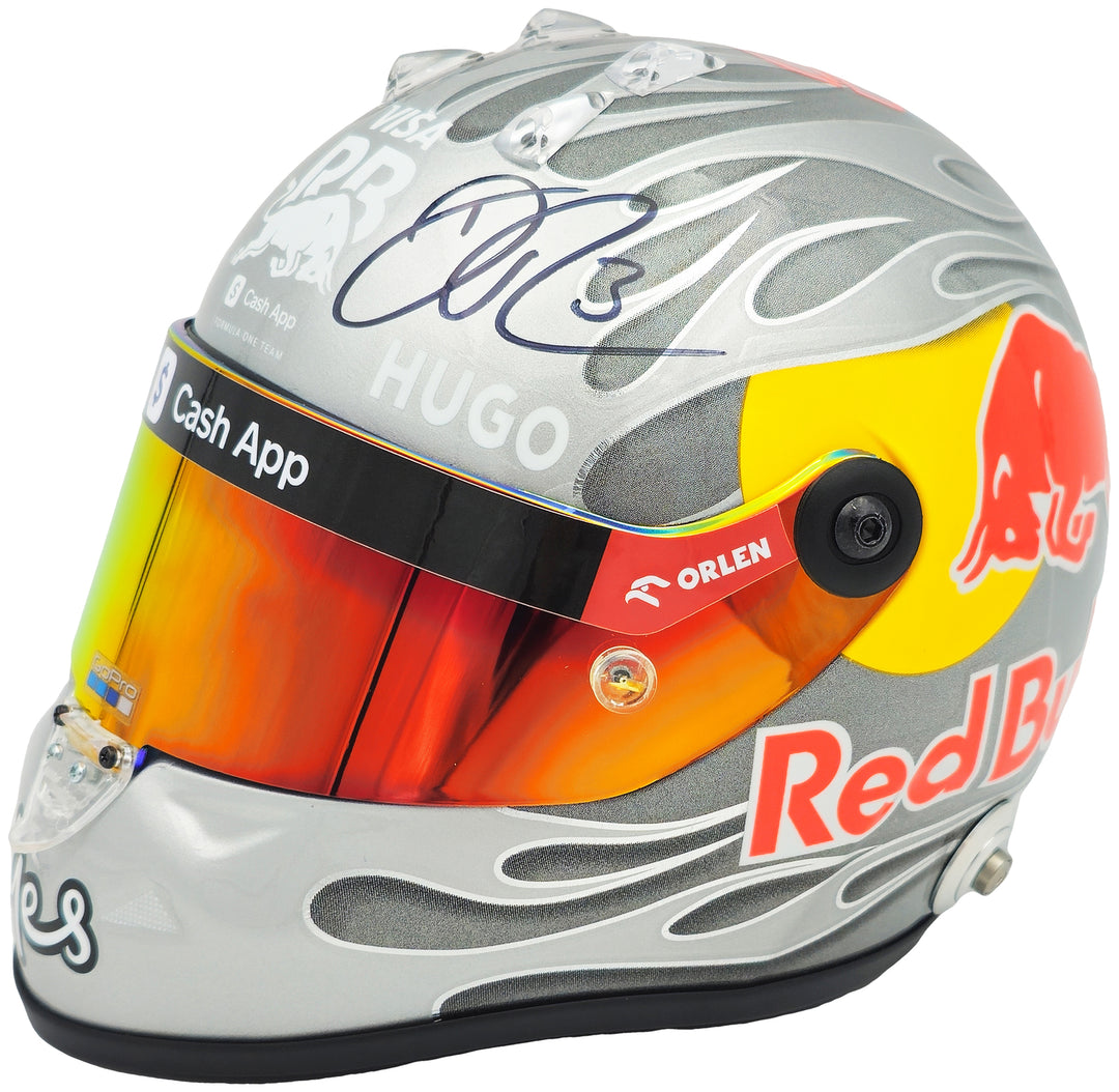 Daniel Ricciardo Signed Red Bull Racing Silver Authentic Mini Helmet Beckett