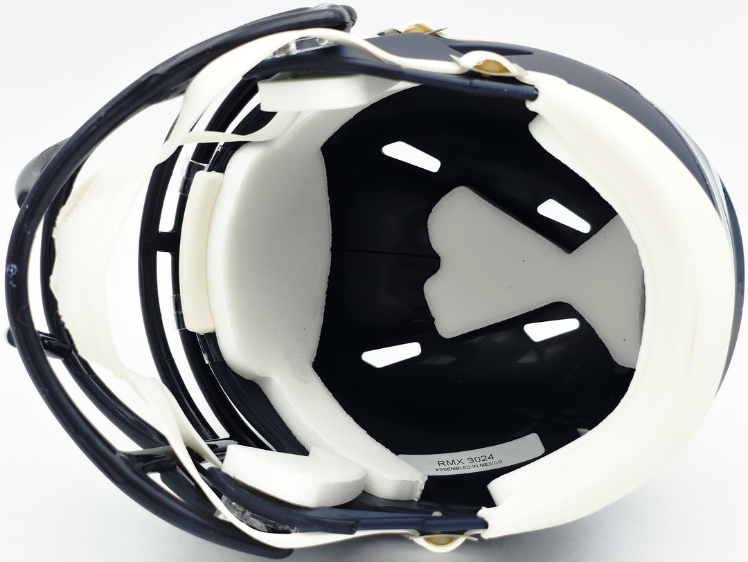Rashid Shaheed Signed Seattle Seahawks Blue Speed Mini Helmet MCS Holo