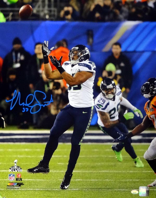 Malcolm Smith Signed 16x20 Photo Seattle Seahawks Super Bowl MCS Holo