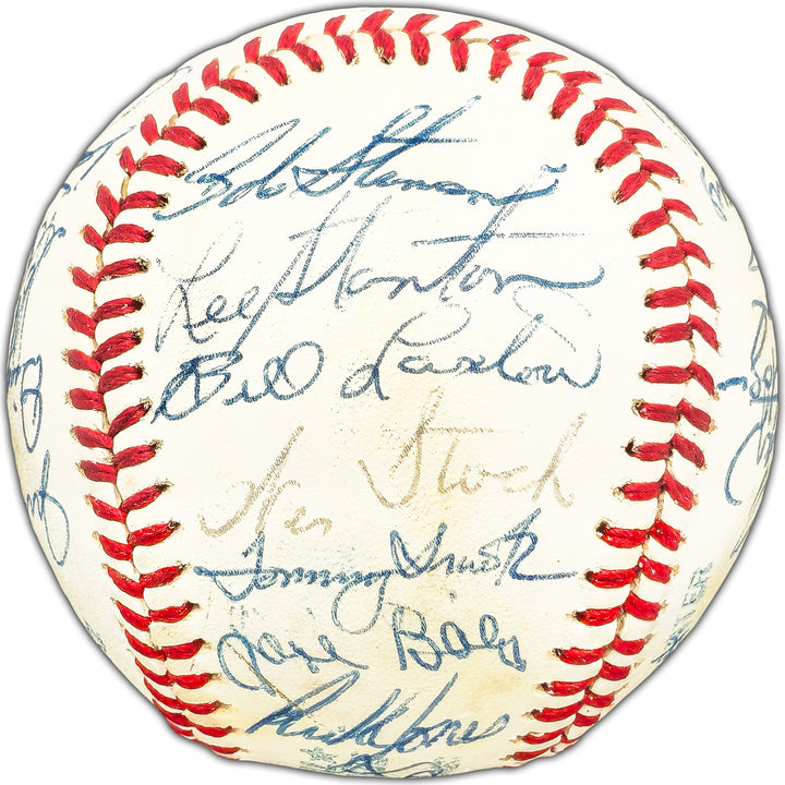 1977 Mariners Autographed AL Baseball Inaugural Year 26 Sigs JSA XX97490