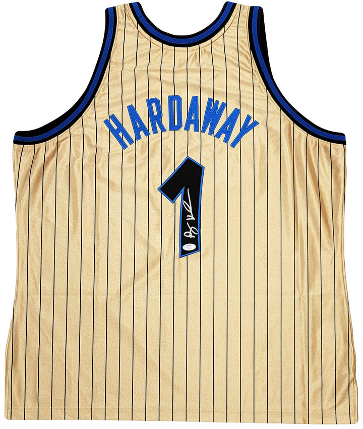 Magic Penny Hardaway Auto Gold M & N 93 75th Anniversary HWC Swingman Jersey PSA