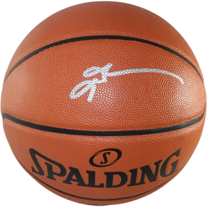 Allen Iverson Signed Philadelphia 76ers Spalding Basketball Beckett WIT 28383
