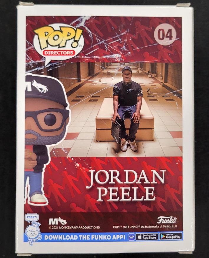 Jordan Peele signed Director Funko Pop! Get Out Nope Us autograph ~ BAS Beckett