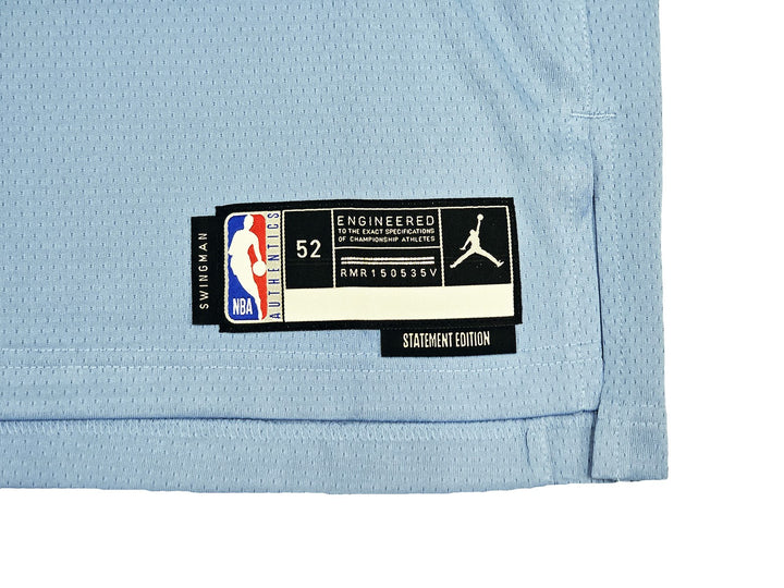 Grizzlies Ja Morant Auto Blue Jordan Statement Edt Swingman Jersey Sz 52 BAS