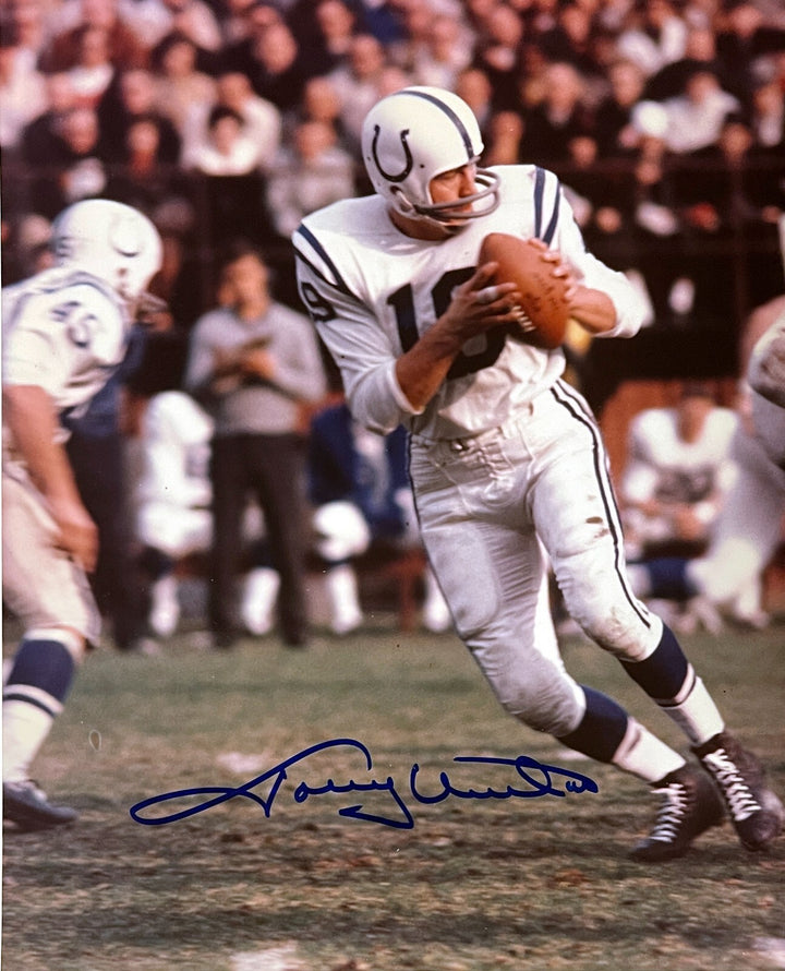 Johnny Unitas signed Baltimore Colts  Vintage 8x10 Photo- Beckett Review/COA/HOF