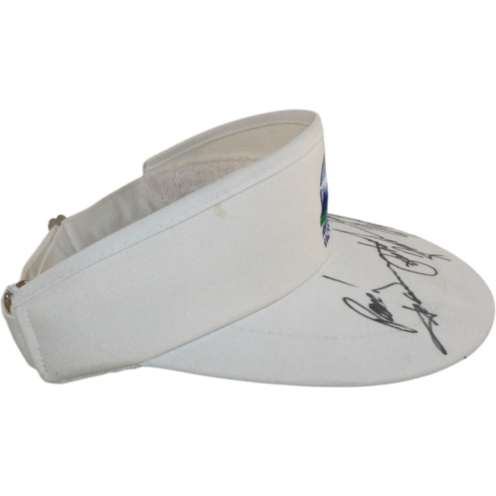 John Denver Richard Karn Bill Fagerbakke Autographed Golf Visor Beckett 55418