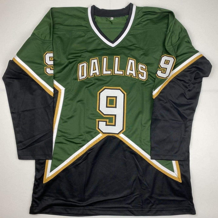 Autographed/Signed Mike Modano 99 Cup Dallas Dark Green Jersey Beckett COA