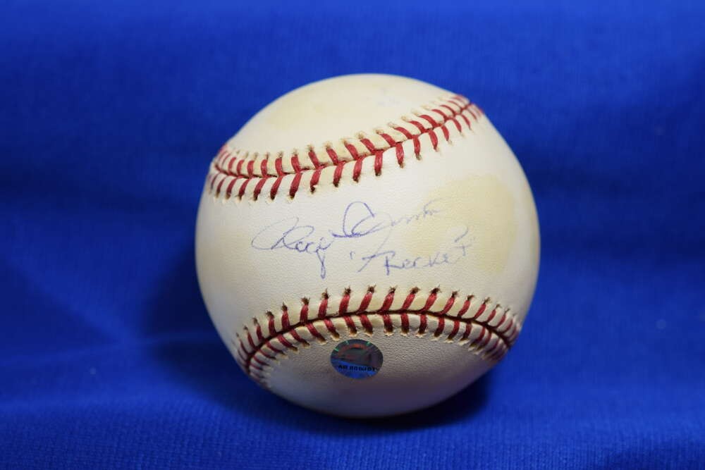 Roger Clemens Tristar Coa Autograph American League OAL Signed Baseball Rocket