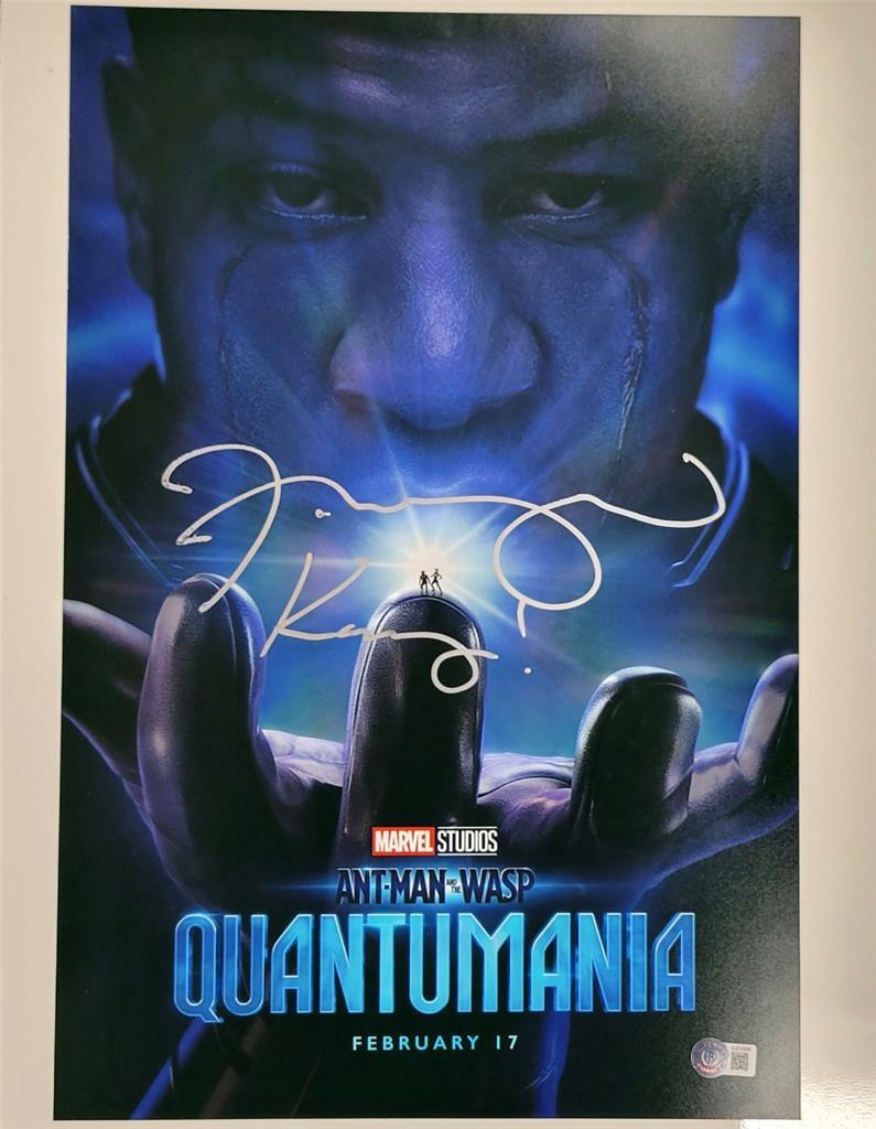 Jonathan Majors signed "Kang" Ant-Man 12x18 photo autograph ~ Beckett BAS Holo