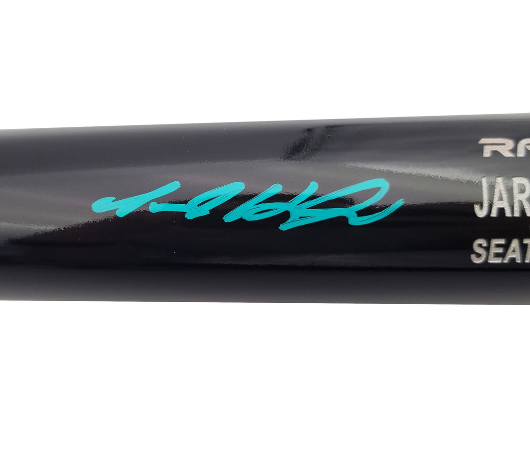 Jarred Kelenic Signed Dark Gray Rawlings Game Model Bat Seattle Mariners Beckett