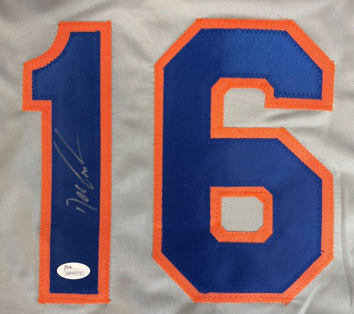 Dwight Doc Gooden New York Signed Gray Baseball Jersey JSA