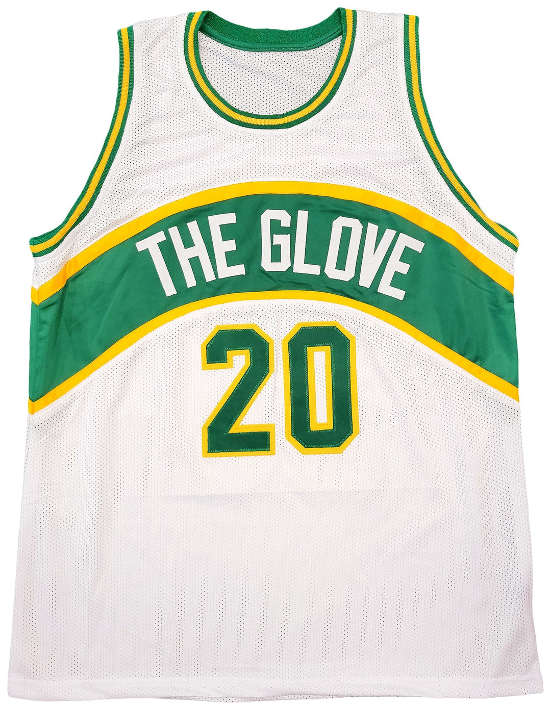 Seattle Supersonics Gary Payton Signed White Jersey Beckett