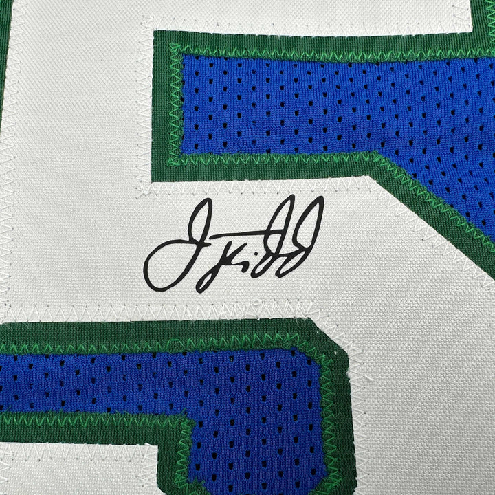 Facsimile Autographed Jason Kidd Dallas Blue Reprint Jersey Size Men's XL