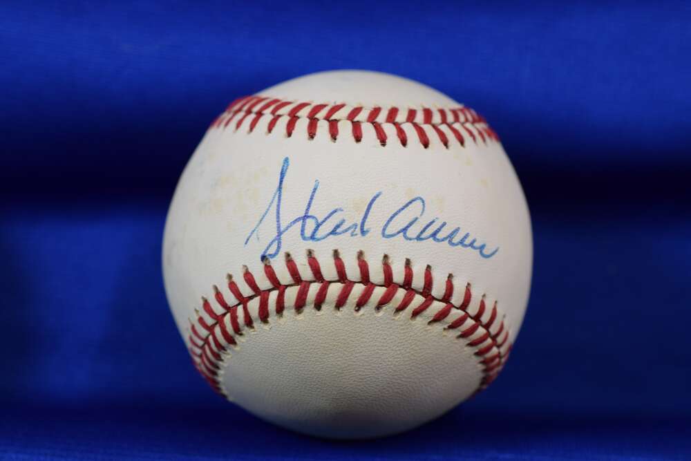 Hank Aaron JSA COA Autograph National League Signed Baseball