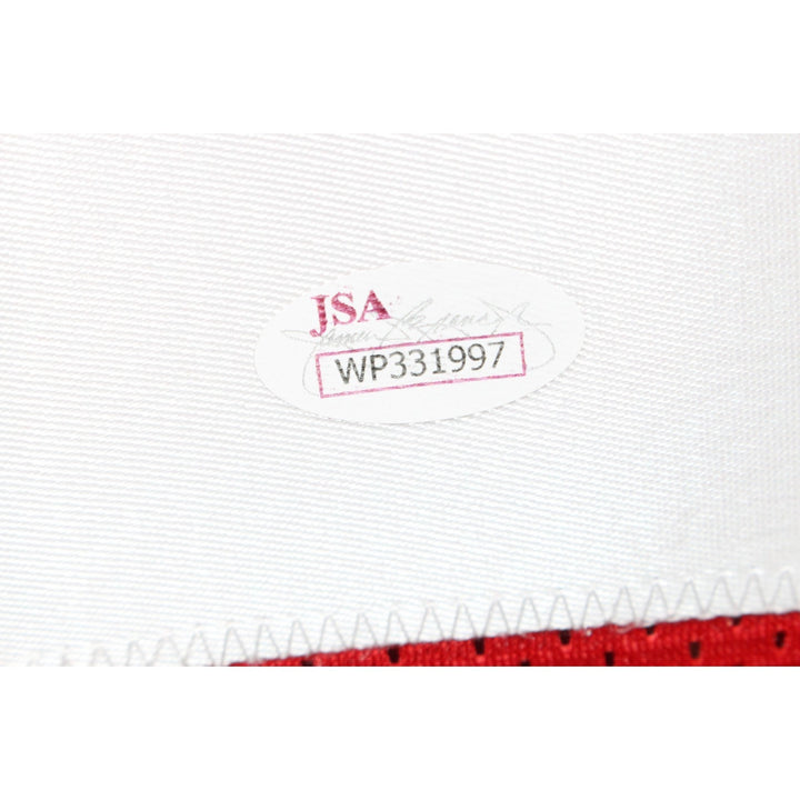 John Brodie Autographed/Signed Pro Style Size XL Red Jersey JSA 57028