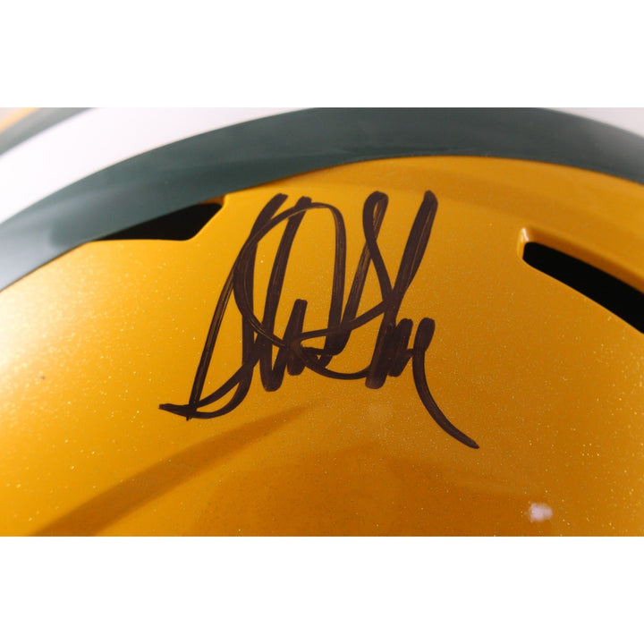 Sterling Sharpe Autographed Green Bay Packers F/S Helmet Beckett Witness 54972