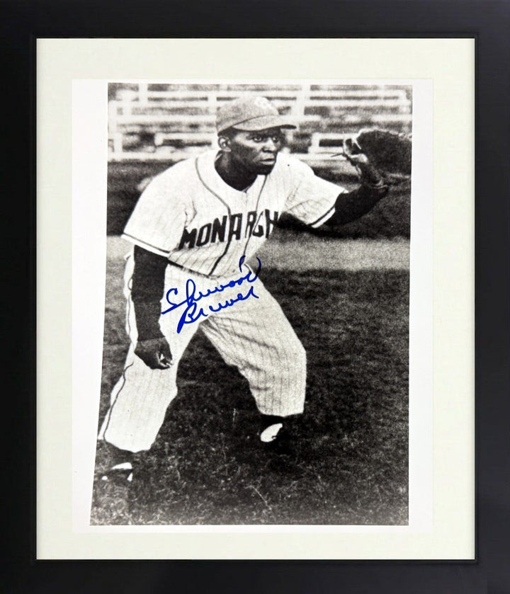 Sherwood Brewer signed Kansas City Monarchs Negro Leagues 8x10 Photo Dings - COA