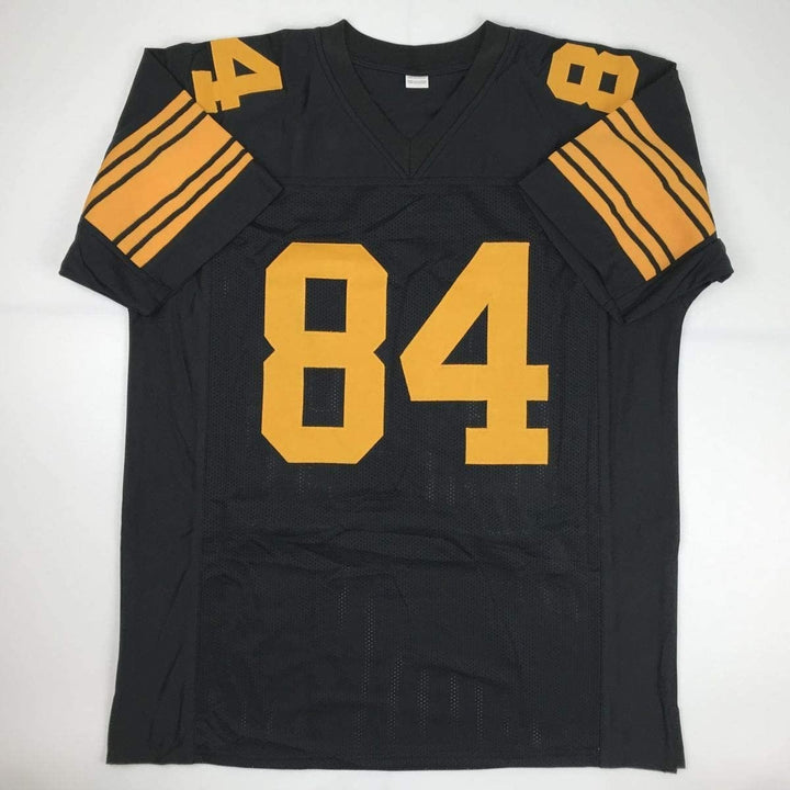 Signed Antonio Brown Pittsburgh Steelers CR Black Jersey JSA COA