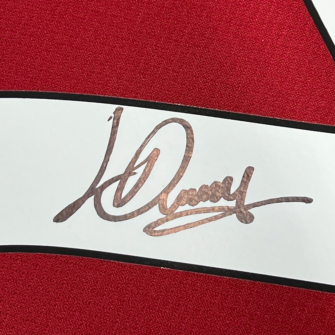 Framed Autographed/Signed Luis Diaz 33x42 Liverpool Red Jersey BAS COA