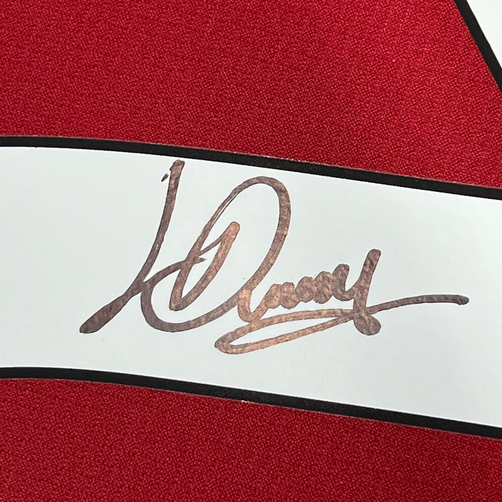 Framed Autographed/Signed Luis Diaz 33x42 Liverpool Red Jersey BAS COA
