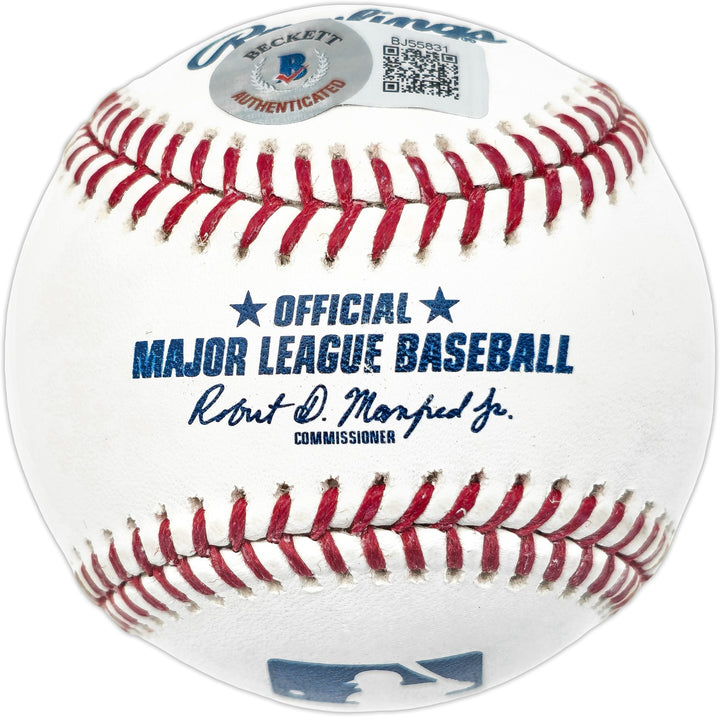 Oneil Cruz Signed MLB Baseball Pirates "MLB Debut 10-2-21" Beckett #BJ55831