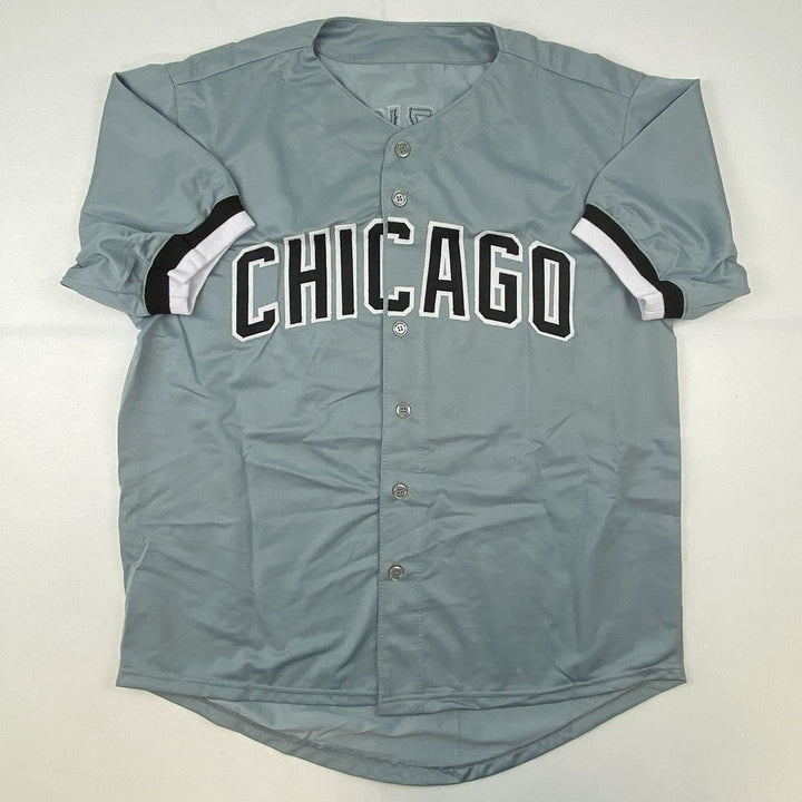 Autographed/Signed AJ A.J. Pierzynski Chicago Grey Jersey PSA/DNA COA